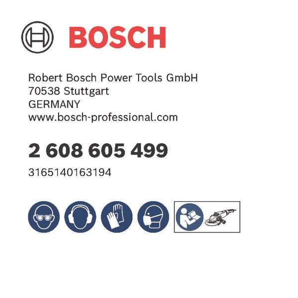 Bosch - Schleifpapier/Schleifvlies PRO F355 Schleifblatt, 115 2608605499 mm, 240, 10-tlg