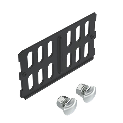 OBO Bettermann - Verbinder für Kabeltragsystem Längsverbinder RLVK 60 FSK SW für Kabelrinne 60x10 − 10 Stück