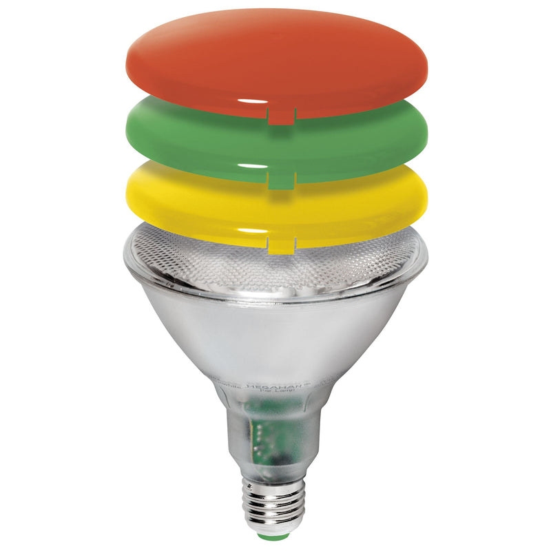 Megaman - Lichttechnisches Zubehör/Ersatzteile für Leuchten Diffusordeckel grün MM 16252 für ESL PAR38  − 1 Stück