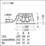 Zumtobel Group - Downlight/Strahler/Flutlicht LED - Einbauleuchte P - INF Q #60818281 4000K