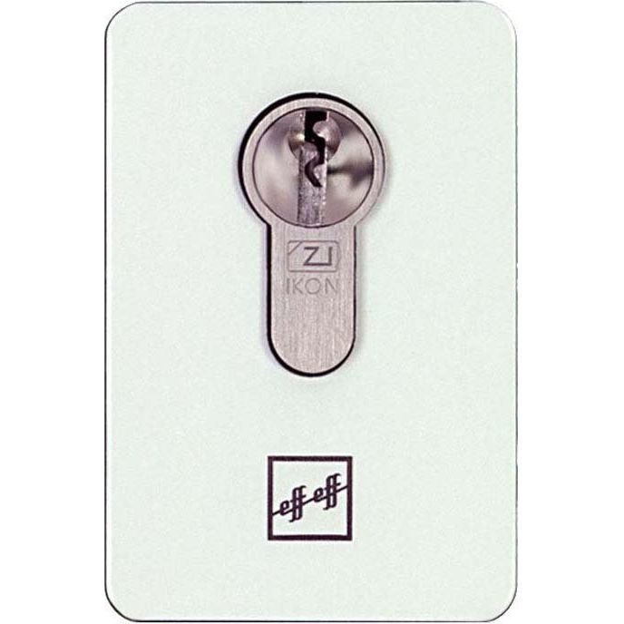 Assa Abloy effeff - Zutrittskontrollsystem Rosette f.Codeschloss 495 49510-3-7291-00 silbermetallic
