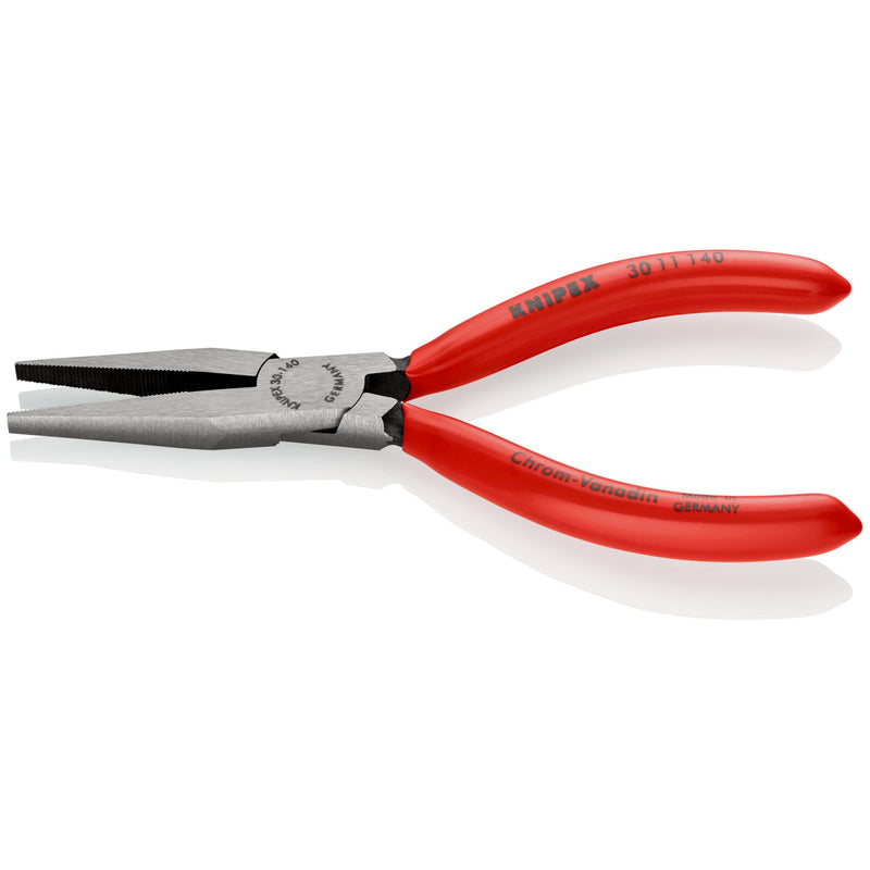 Knipex - Flachzange Langbeckzange 30 11 140 schwarz, 140mm