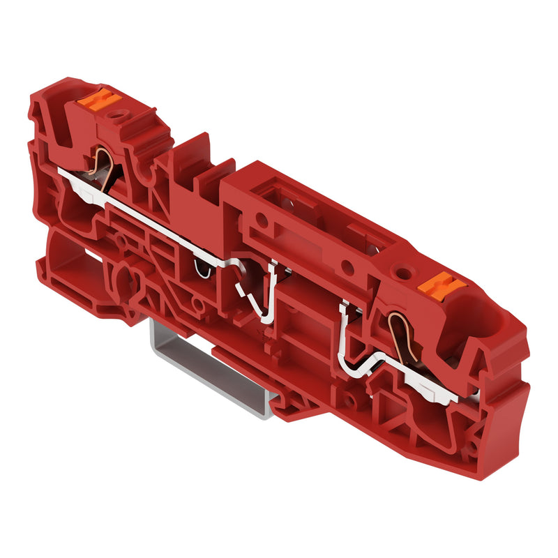 WAGO - Durchgangs-Reihenklemme 2-Leiter-Basisklemme 2206-1663 35x15 und 35x7,5,rot − 25 Stück