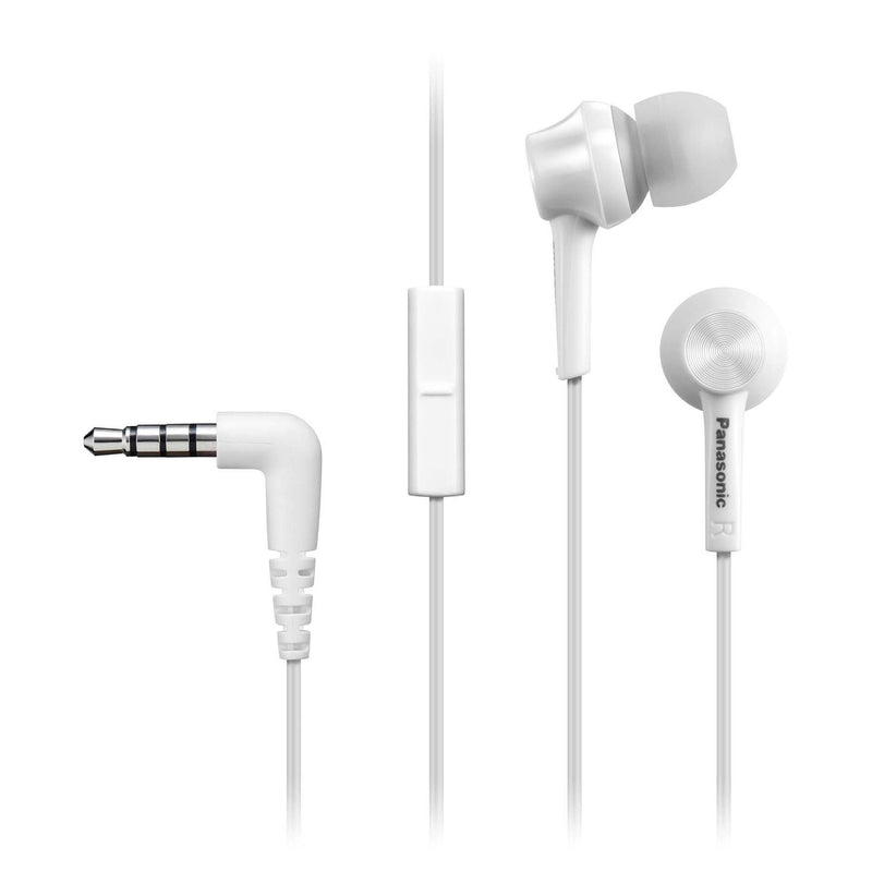 Panasonic Deutsch - Kopfhörer Ohrkanalhörer RP-TCM115E-W Headset