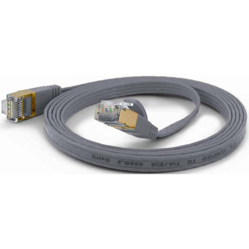 Wantec - Patchkabel Kupfer FTP-Patchkabel Cat.6A gr 7075 gr 1,0m 1,0m RJ45 1,6x6,5mm