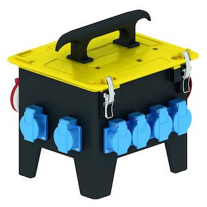 Bals Elektrotech - CEE-Steckdosen-Kombination (IEC 60309) Vollgummiverteiler 522589 tragbar
