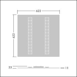 Thorn - Decken - /Wandleuchte LED - Einbauleuchte OMEGA M  #96636387 840