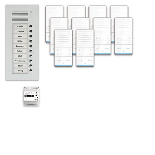 TCS Tür Control - Türsprech-Set audio:pack Unterputz f.1WE PAUF101/001 m. Außenstation PUK