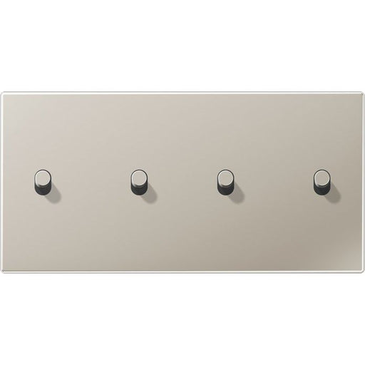 Jung - Abdeckung/Bedienelement für Installationsschalterprogramme Abdeckung mit Kipphebel ES 12-250 R 1 Zylinder,Edelstahl