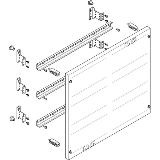 ABN - Verteilerfeld für Installationsverteiler ESPRO-Modul MF2326 flach BxH:500x450mm