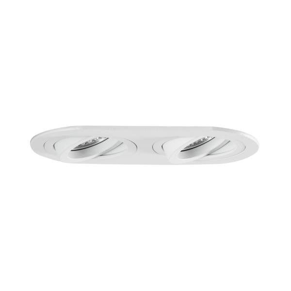 Brumberg Leuchten - Downlight/Strahler/Flutlicht Einbaumodul oval 45020170 strukturweiß