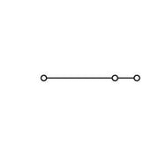 WAGO - Durchgangs-Reihenklemme 3-Leiter-Durchgangsklemme 283-998 16mm² − 20 Stück