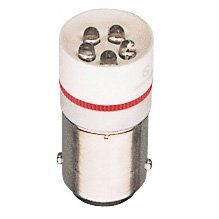 Scharnberger+Hasenbein - Anzeige- und Signallampe Cluster LED 16x35mm Ba15s 35741 24-28VAC/DC weiß
