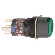 Schneider Electric - Drucktaster, Komplettgerät Leuchtdrucktaster, grün XB6EAW3B1P o. Rastung, 24V, 1W − 5 Stück
