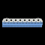 Striebel&John - Steckklemme N-Klemmenblock ZK268B 23x4+7x25qmm