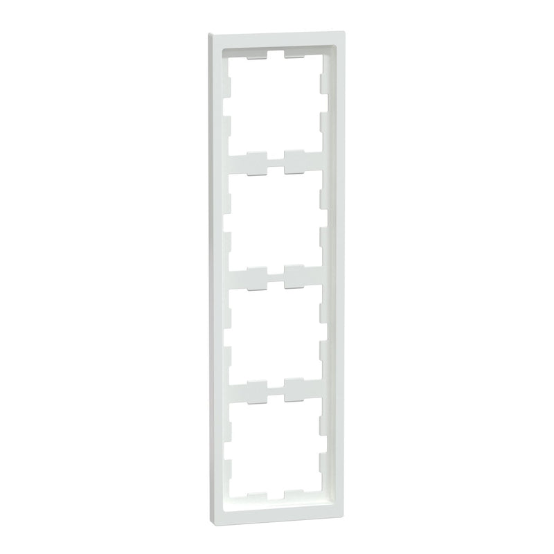 Merten - Abdeckrahmen Rahmen 4f.lotosws MEG4040-6535 D-Life