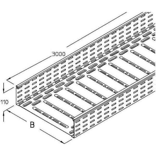 PohlCon (Puk) - Kabelrinne RG 110-20S