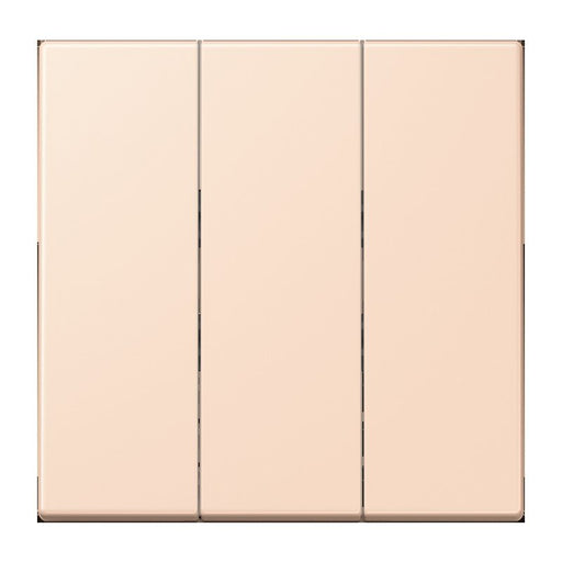 Jung - Abdeckung/Bedienelement für Installationsschalterprogramme Wippe 3fach LC 993 BF 228 rose pale (32091)