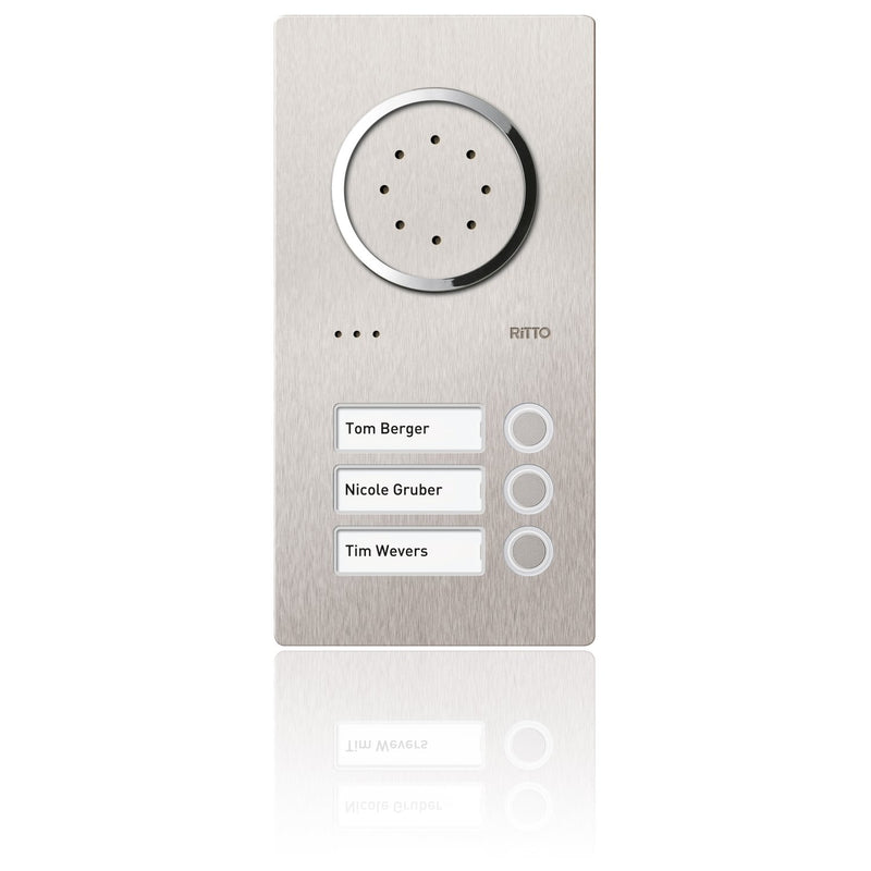Ritto - Türstation für Türkommunikation Türstation eds 1810320 Acero Audio, 3WE − 1 Stück
