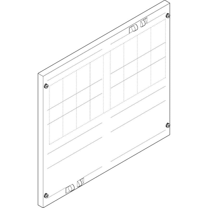 ABN - Abdeckung für Verteilerfeld Abdeckplatte FAP23674N 500x450mm 2FB/3RED02