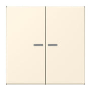 Jung - Bedienelement intelligent Taster 2fach BT LC 17102 245 blanc ivoire