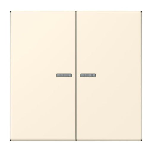 Jung - Bedienelement intelligent Taster 2fach BT LC 17102 245 blanc ivoire