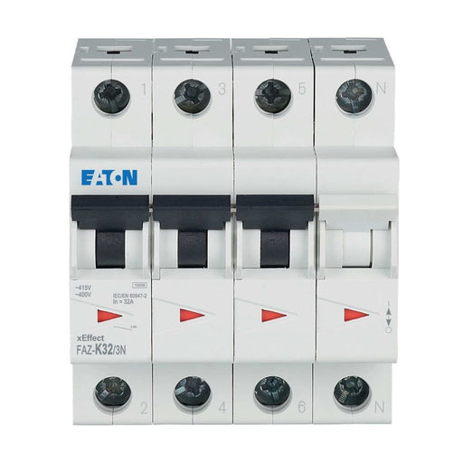Eaton - Leitungsschutzschalter 3p. FAZ-K32/3N 32A Charakt.: K
