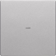 Berker - Abdeckung/Bedienelement für Installationsschalterprogramme Tastabdeckung 1f.alu 80960221 für Tastsensor-Modul