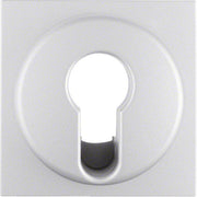 Berker - Abdeckung/Bedienelement für Installationsschalterprogramme Zentralstück alu matt 15071404 f.Schl.schal.-tast