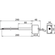 DEHN - Überspannungsableiter für Energietechnik/Stromversorgung Überspannungsableiter DCOR L 2P 275 SO IP Typ 2 DEHNcord, 2-p