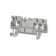 Weidmüller - Durchgangs-Reihenklemme Klemme A3C 1.5 LTGY PUSH IN, 1.5 mm² − 50 Stück