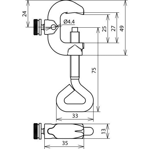DEHN - Zubehör/Ersatzteile für Erdung und Blitzschutz Prüfklemme PK221ASSM5TGTZN TG/tZn bis 1/2