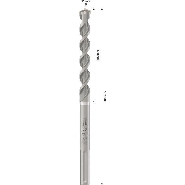 Bosch - Bohrer PRO SDS max-4 2608685866 Hammerbohrer 22 x
