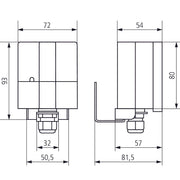 Theben - Bussystem-Physikalischer Sensor Helligskeitswertsender LU 133 EIB/KNX