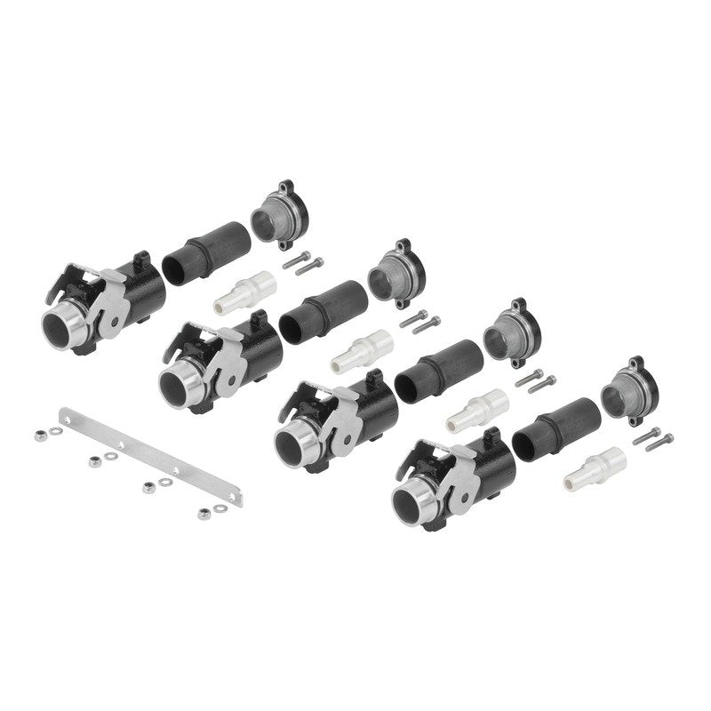 Weidmüller - Modularer Steckverbinder (Industriesteckverbinder) Steckverbinder HighPower HDC HP550 KIT 4M120 IP68 verriegelt