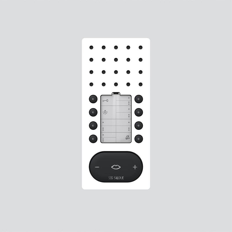 Siedle&Söhne - Innenstation für Türkommunikation Bus-Freisprechtelefon BFC 850-0 WH/S Comf.Intercom ws hgl