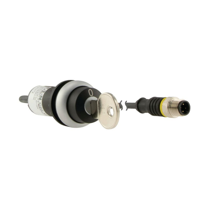Eaton - Wahlschalter, Komplettgerät Schlüsseltaste RMQ compact C22-WS-MS1-K10-P1 1S tastend 4polig