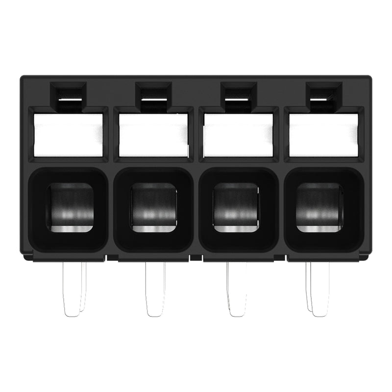 WAGO - Leiterplattenklemme THR-Leiterplattenklemme 2086-1204/300-000 Drücker,1,5mm²,sw − 216 Stück