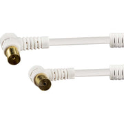 E+P Elektrik - Konfektioniertes Koaxkabel Winkelanschlusskabel HFW 211 G ws 0,75m