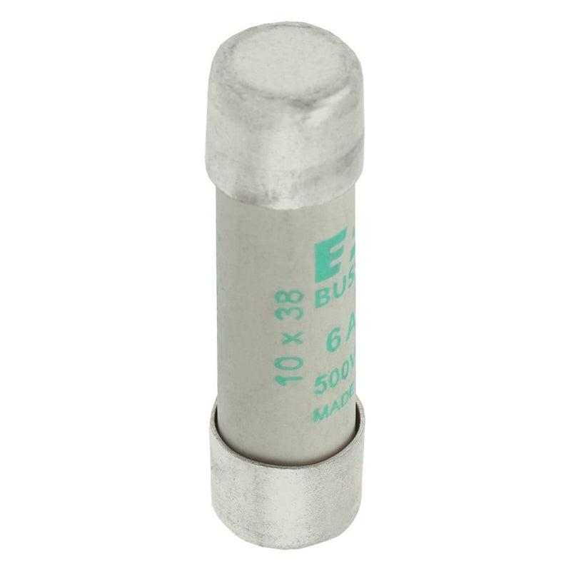 Eaton - Zylindrische Sicherung Sicherungseinsatz Nieders. C10M6 6A AC 500V 120kA − 10 Stück