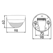 BEG Brück Electronic - Bewegungsmelder/Präsenzmelder komplett Präsenzmelder PD4-M-1C-AP