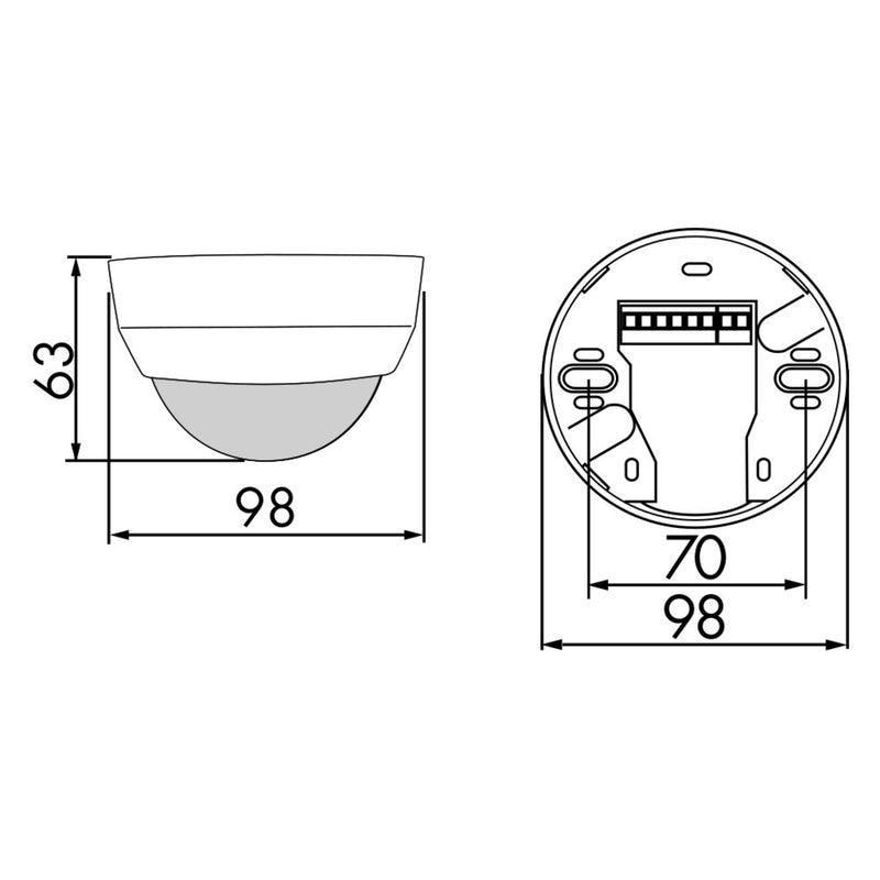 BEG Brück Electronic - Bewegungsmelder/Präsenzmelder komplett Präsenzmelder PD4-M-1C-AP