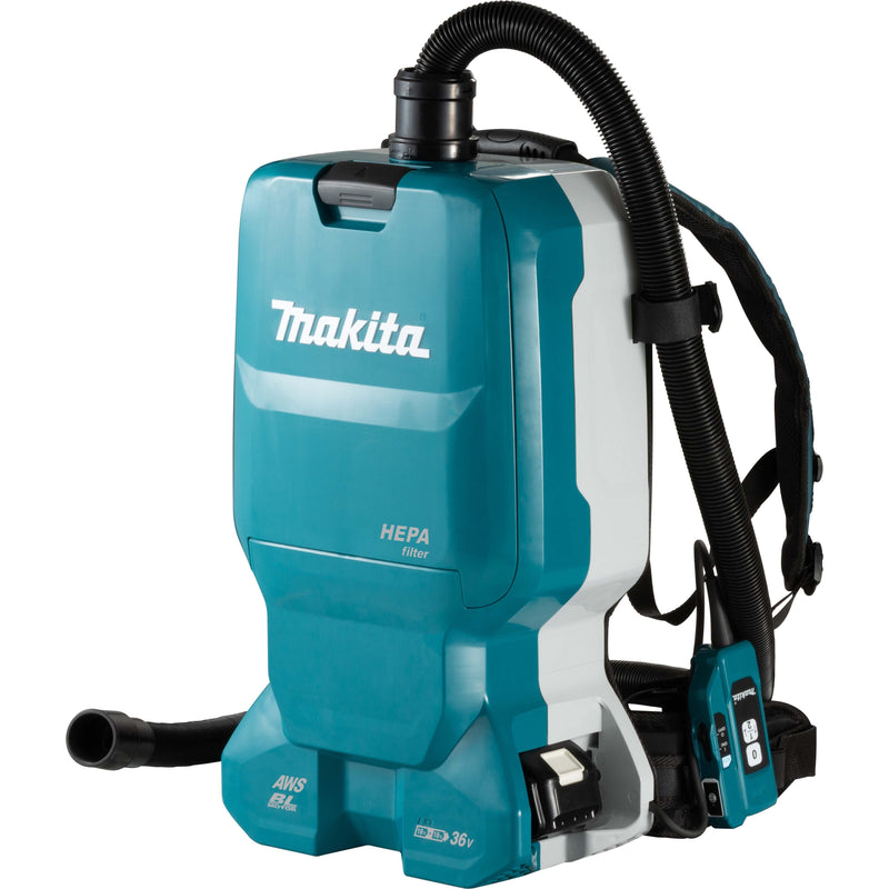 Makita - Staubsauger (Akku) Akku-Rucksackstaubsauger DVC665ZU 2x18V o.Akku o.Ladeg  − 1 Stück