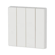 Eaton - Abdeckung/Bedienelement für Installationsschalterprogramme Wippe 4-fach CWIZ-04/31 weiss glänzend