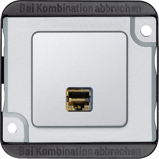 Merten - Kommunikationsanschlussdose Kupfer Anschlussmodul-RJ45 1-f. MEG4576-7021 Panzer Actassi