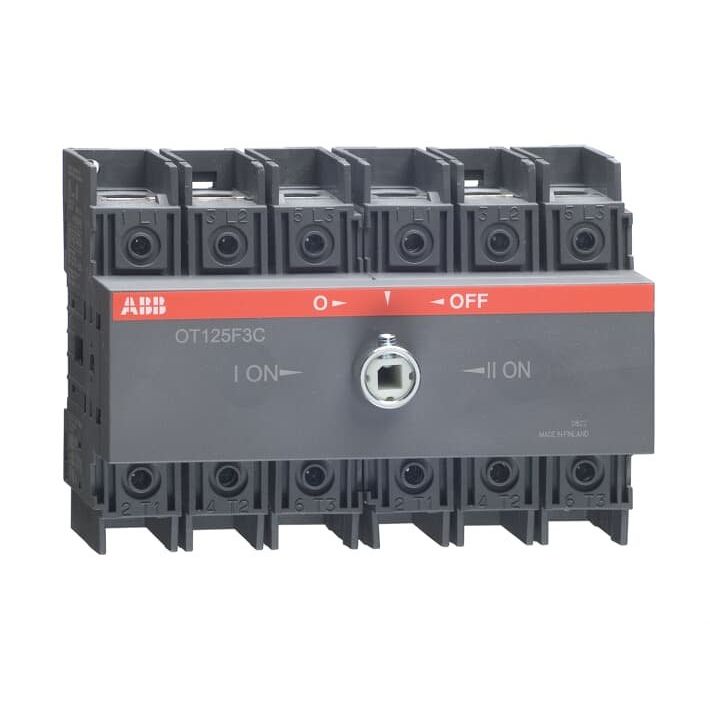 ABB Stotz S&J - Lasttrennschalter Lastumschalter OT125F3C 5A o. Griff u. Welle