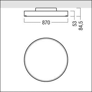 Zumtobel Group - Decken-/Wandleuchte LED-Rundleuchte ONDA2 A #42932868 2700-6500K