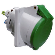 Bals Elektrotech - CEE-Anbausteckdose (IEC 60309) Anbausteckdose geneigt 32A 12871 4p >50V 10h IP44