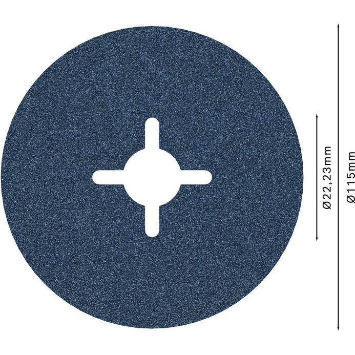 Bosch - Trenn-/Schleifscheibe PRO R574 Fiberscheibe, 2608606729 115 mm, G100