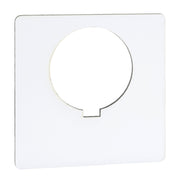 Schneider Electric - Bezeichnungsschild für Befehlsgeräte Bezeichnungsschild 9001KN100WP 57x57mm, neutral − 1 Stück